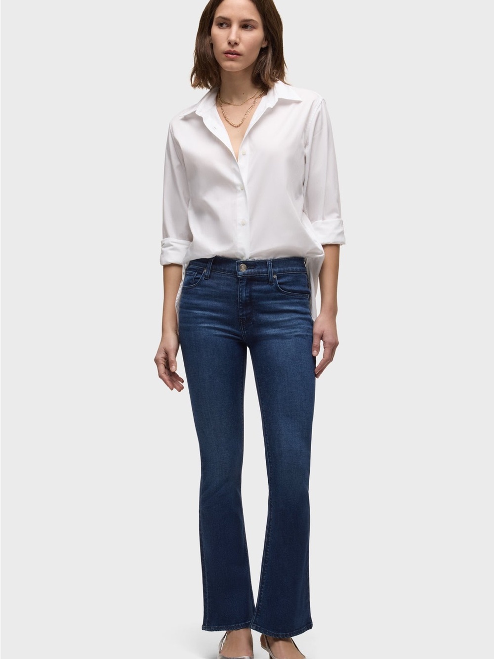 Hudson Nico Jeans Women's Dark Blue Flare Jeans NWT Sz 33